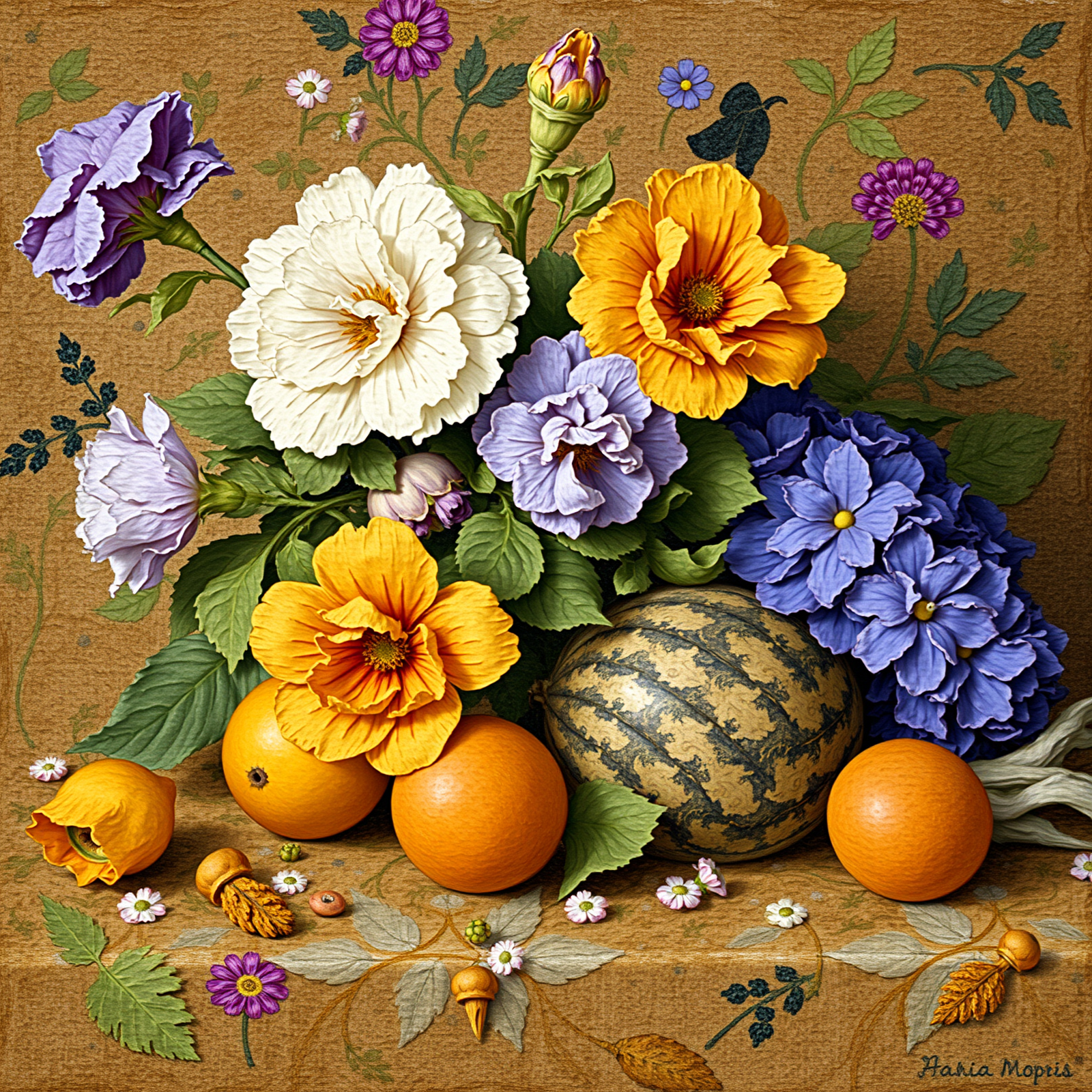 Harmony in Blooms and Citrus view 2