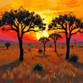 Sunset Over the Savannah thumbnail 2
