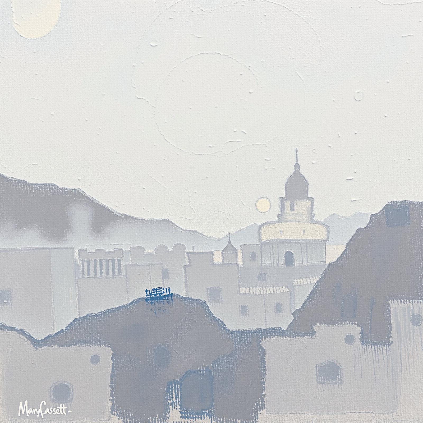 Cityscape in Misty Hues view 2