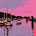 Harbor in Hues of Pink thumbnail 2