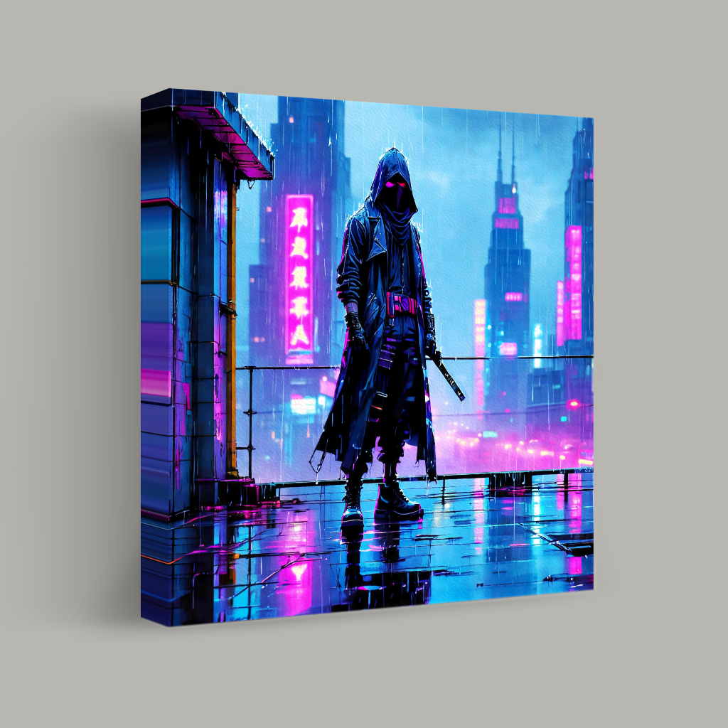 Shadow in the Neon Rain view 1