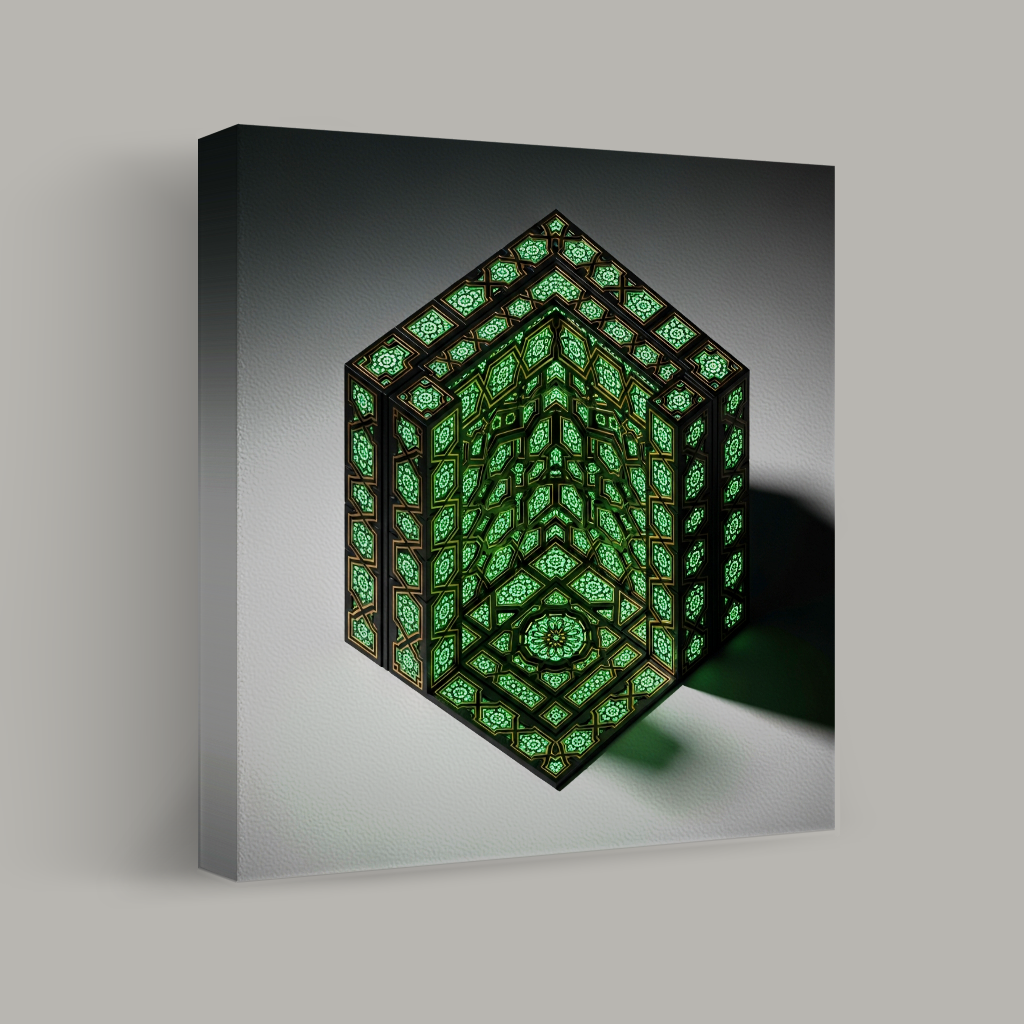 Luminous Geometric Portal view 1