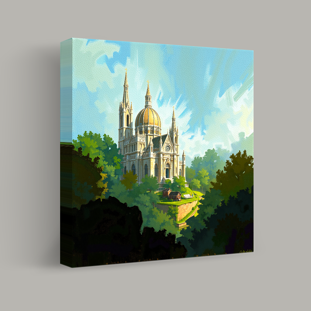 Majestic Hilltop Cathedral view 1