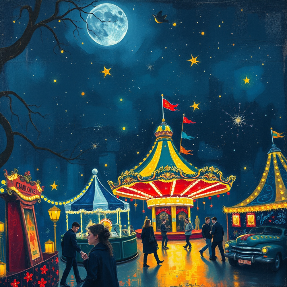 Moonlit Carnival Whispers view 2