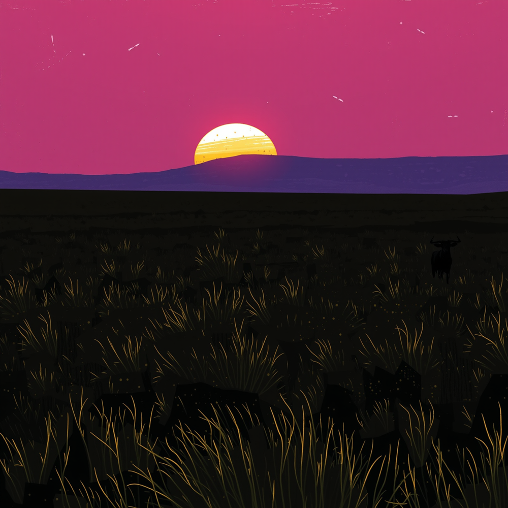 Twilight Across the Plains view 2