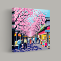 Cherry Blossoms Over the Street Market thumbnail 1