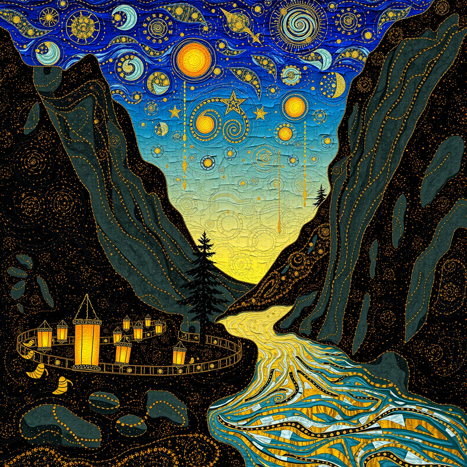 Celestial Reverie Over the Canyon view 2