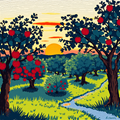 Orchard at Dusk thumbnail 2