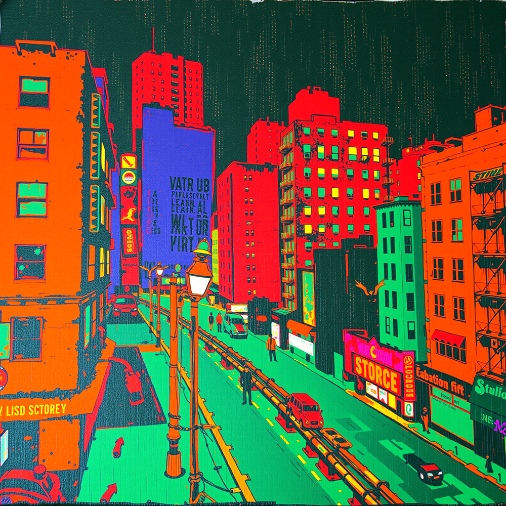 Neon Symphony of the City view 2