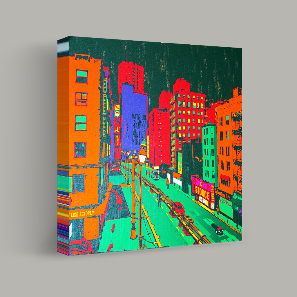 Neon Symphony of the City view 1