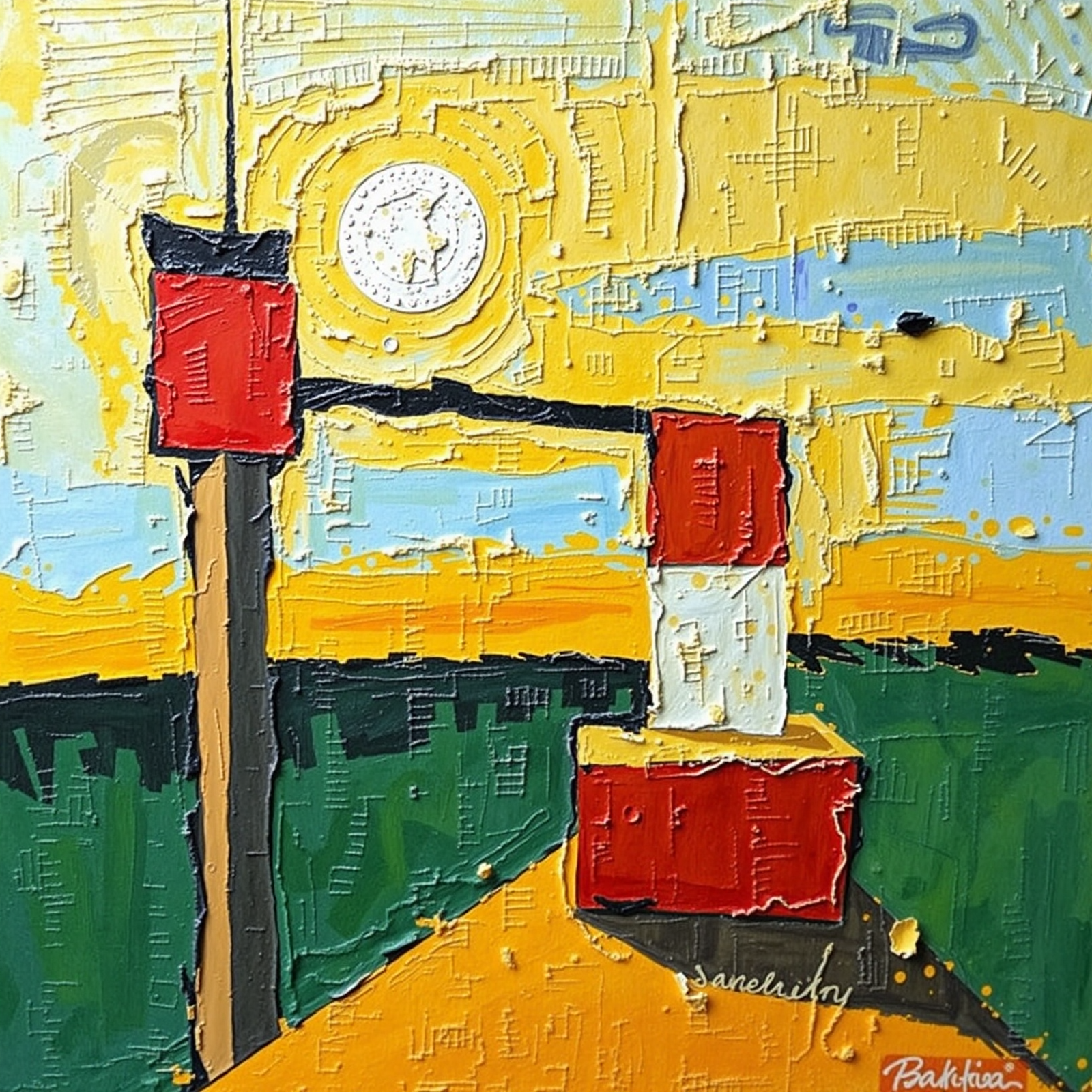 Sunlit Abstract Pathway view 2