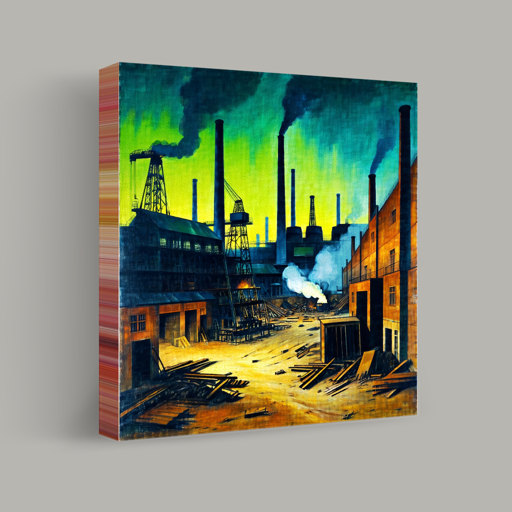 Echoes of Industry at Dusk view 1