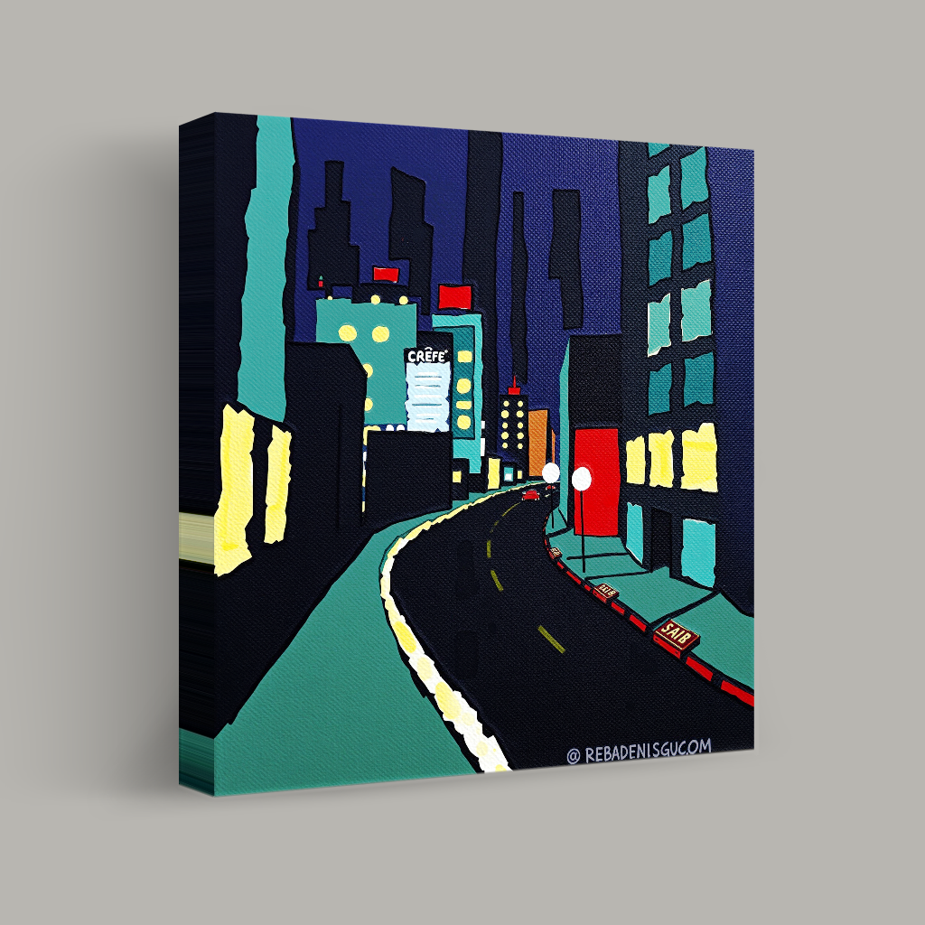 Neon Reflections of the Night view 1