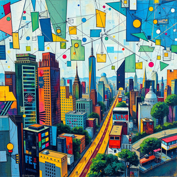 Geometric Skyline Symphony