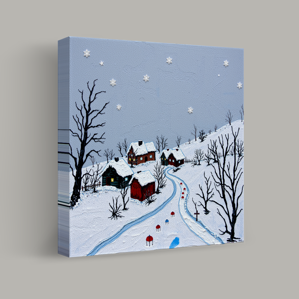 Winter's Silent Path view 1