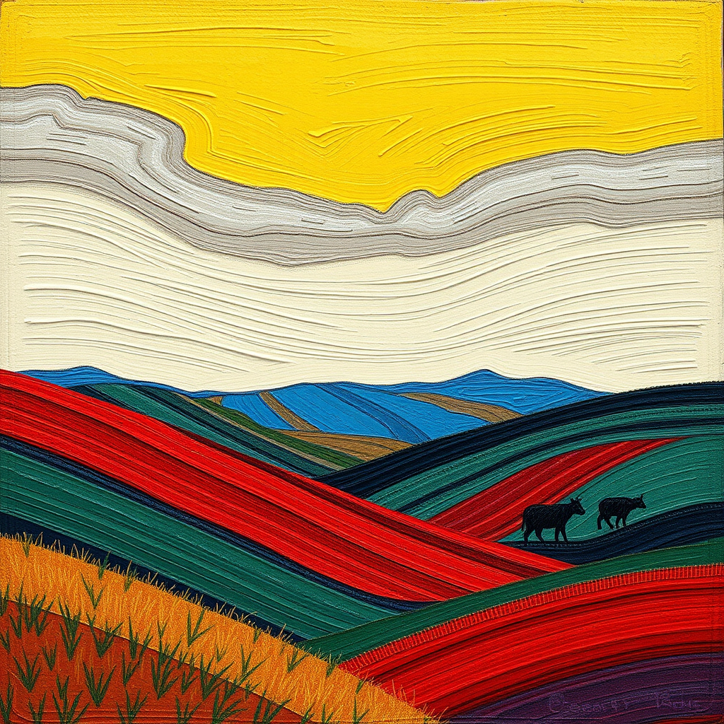 Fields of Color and Shadow view 2