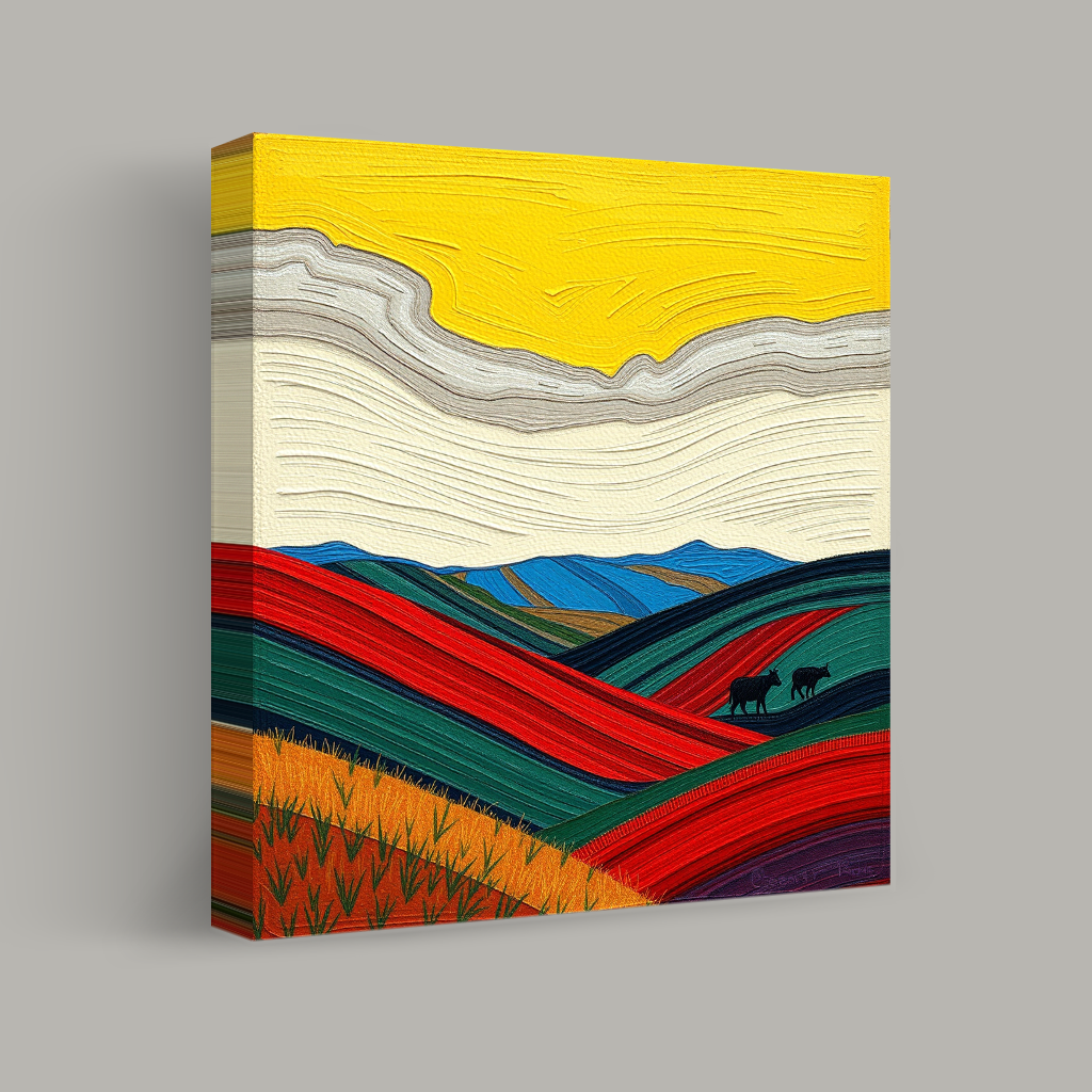 Fields of Color and Shadow view 1