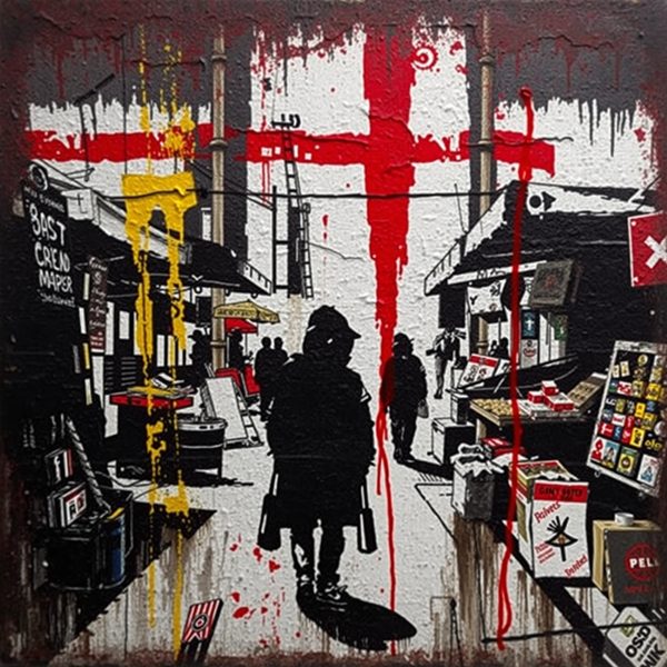 Ombres de la rue du marché