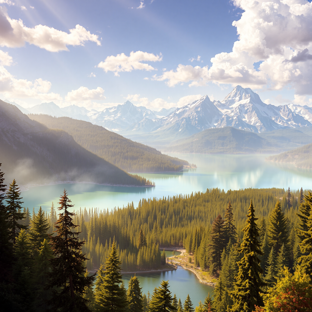 Mountain Lake Serenity view 2