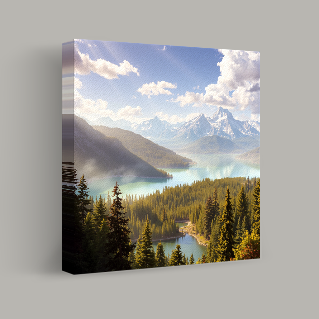 Mountain Lake Serenity view 1