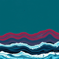 Ocean Waves in Vivid Layers thumbnail 2