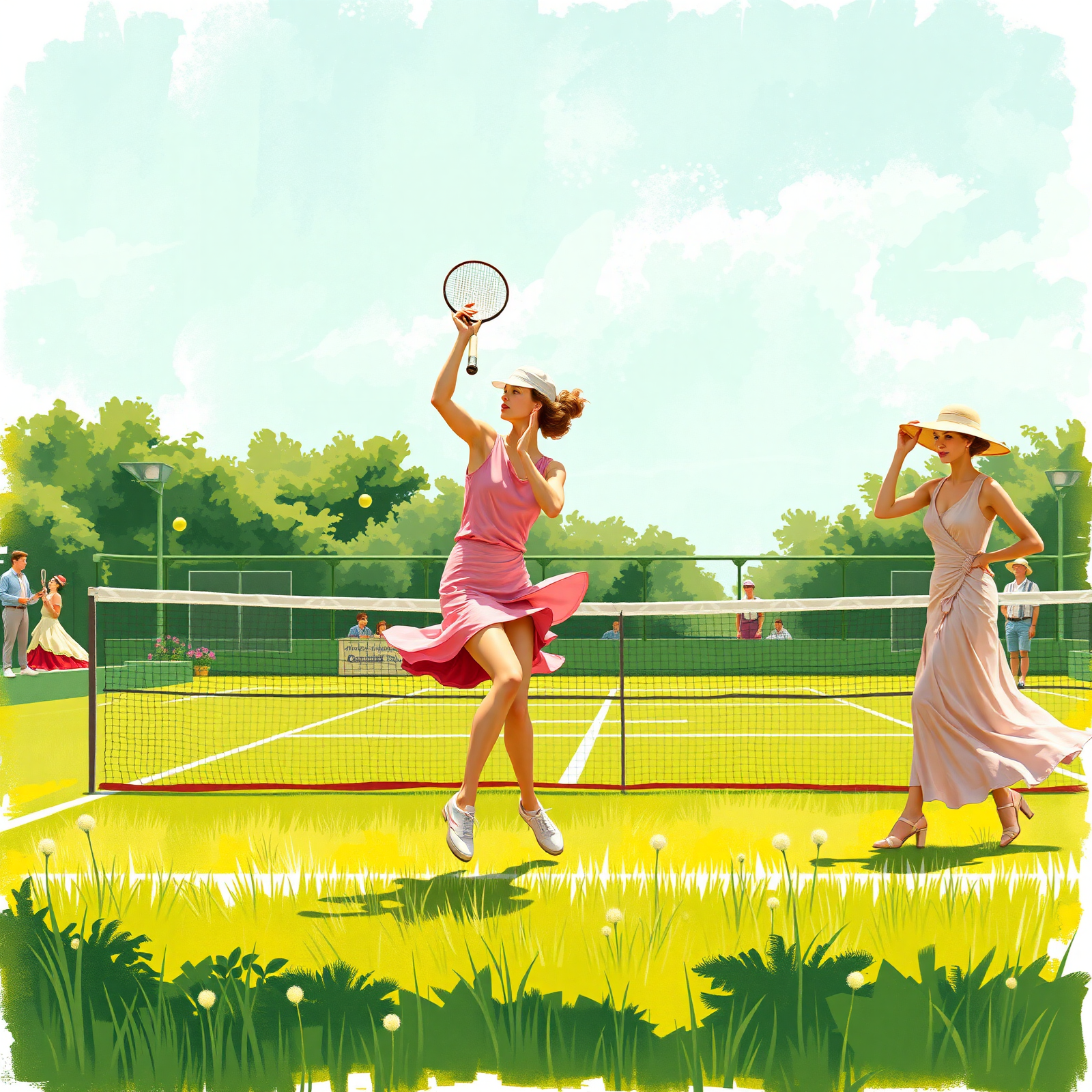 Summer Elegance on the Court view 2