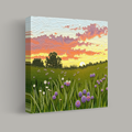 Sunset Over Blossoming Meadow thumbnail 1