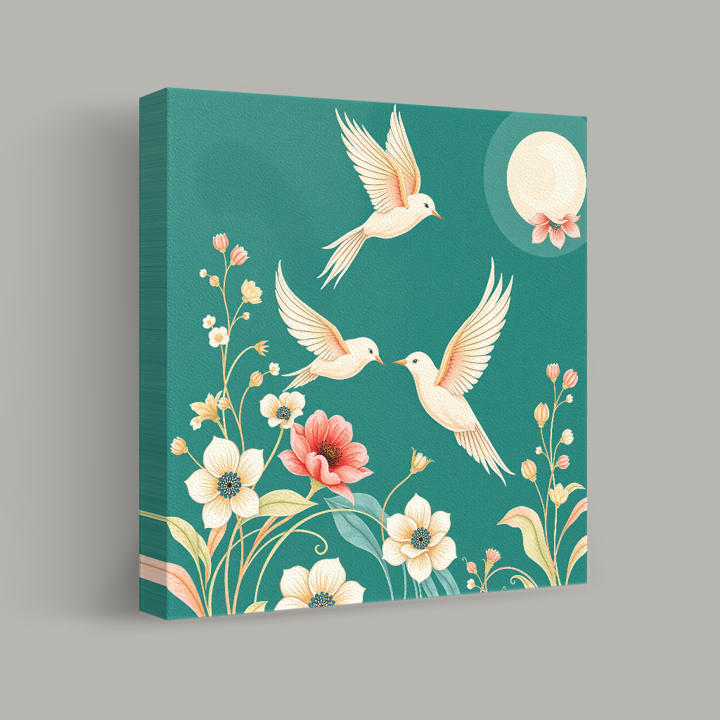 Flight over Blossoms view 1