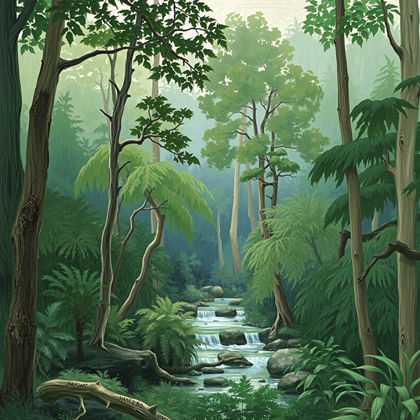 Whispering Woods and Flowing Streams