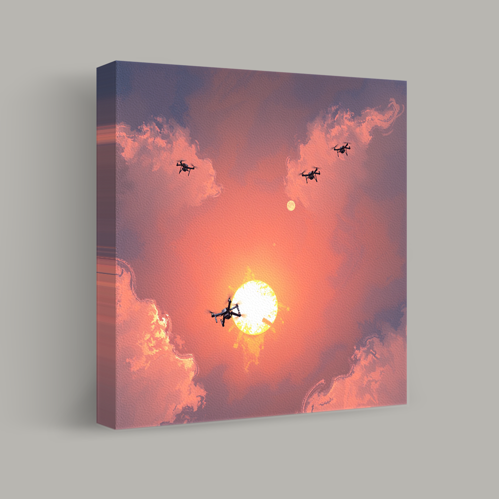 Flight into the Sunset view 1