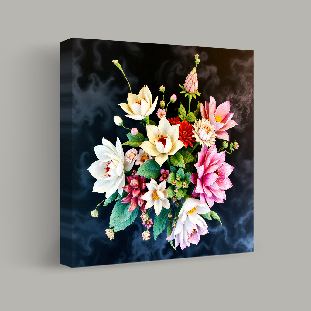 Floral Composition with Dark Undertones view 1