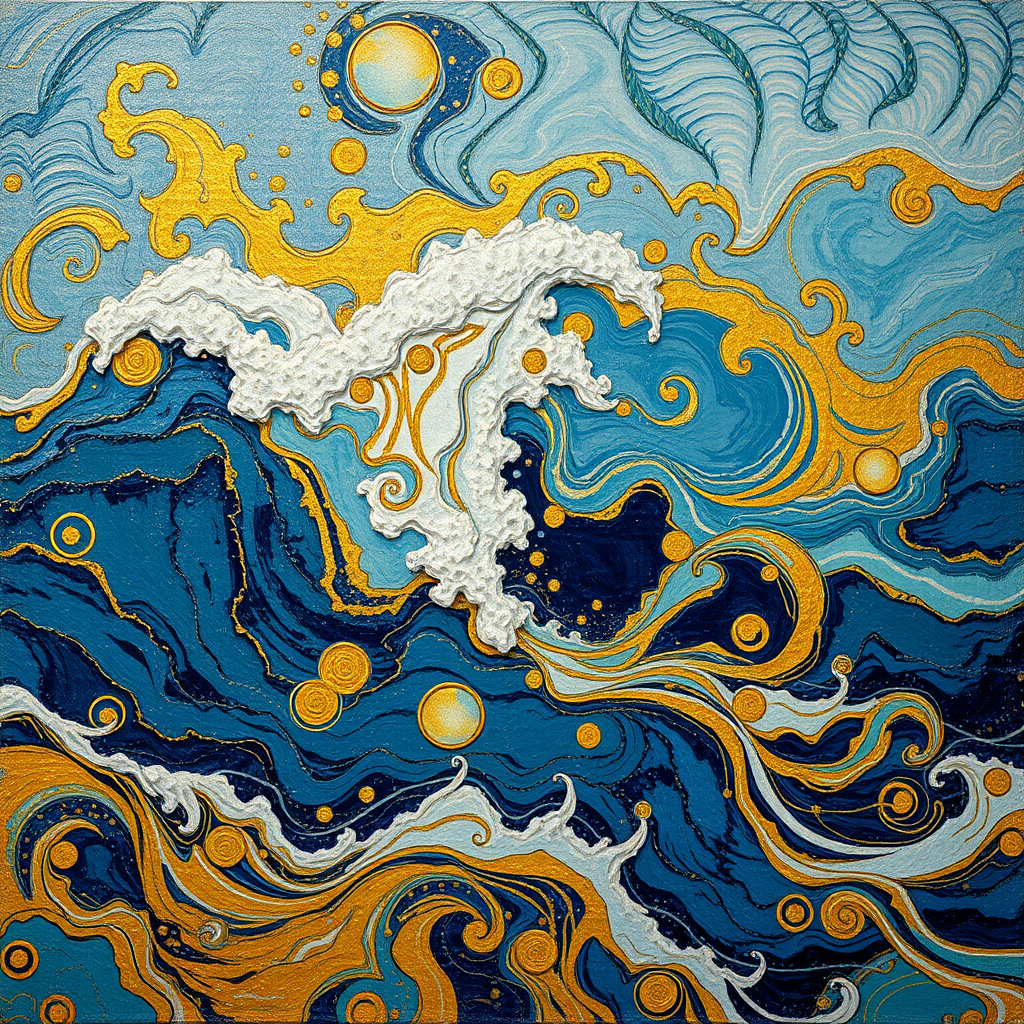 Tides of Gold and Azure view 2