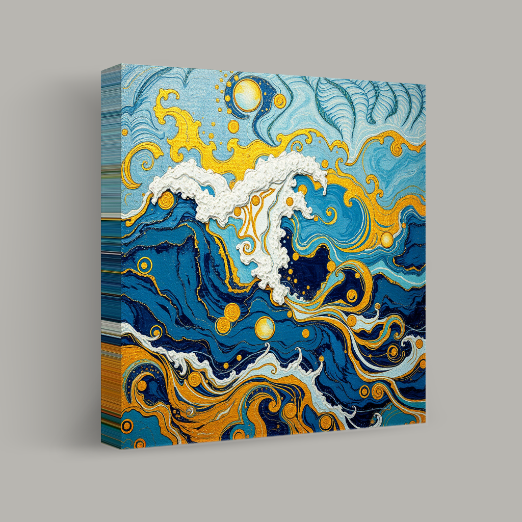 Tides of Gold and Azure view 1