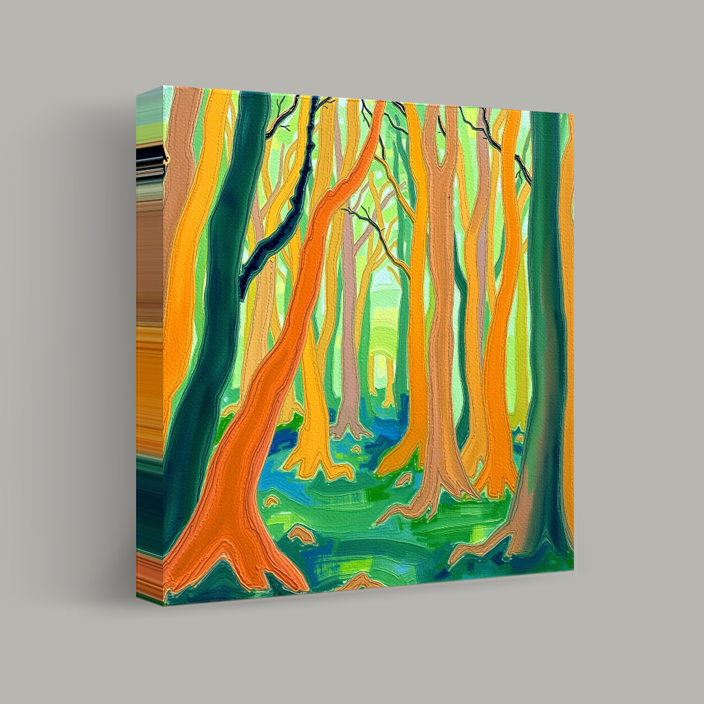 Enchanted Hues of the Forest view 1