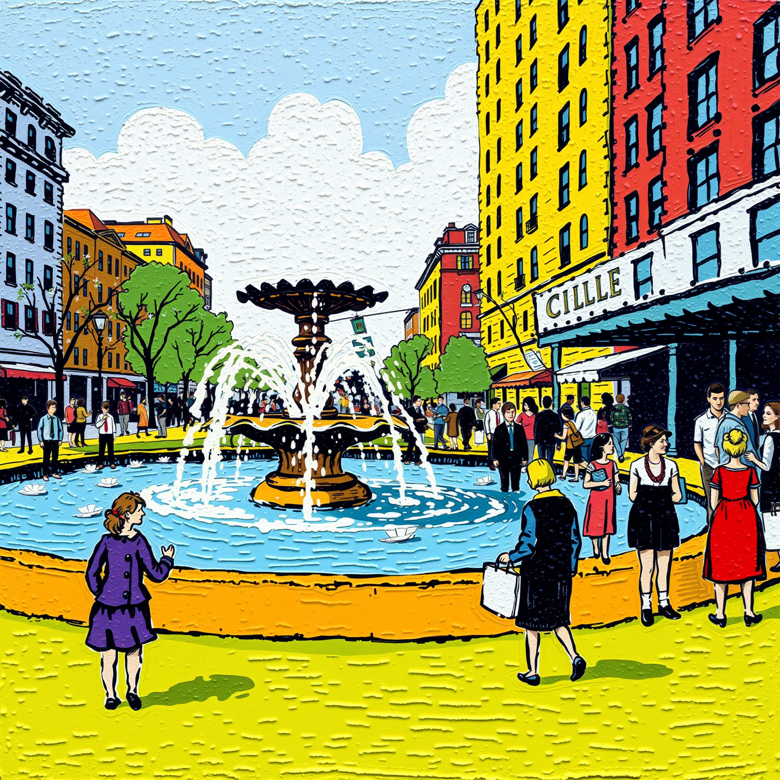 A Day in the Lively Square view 2