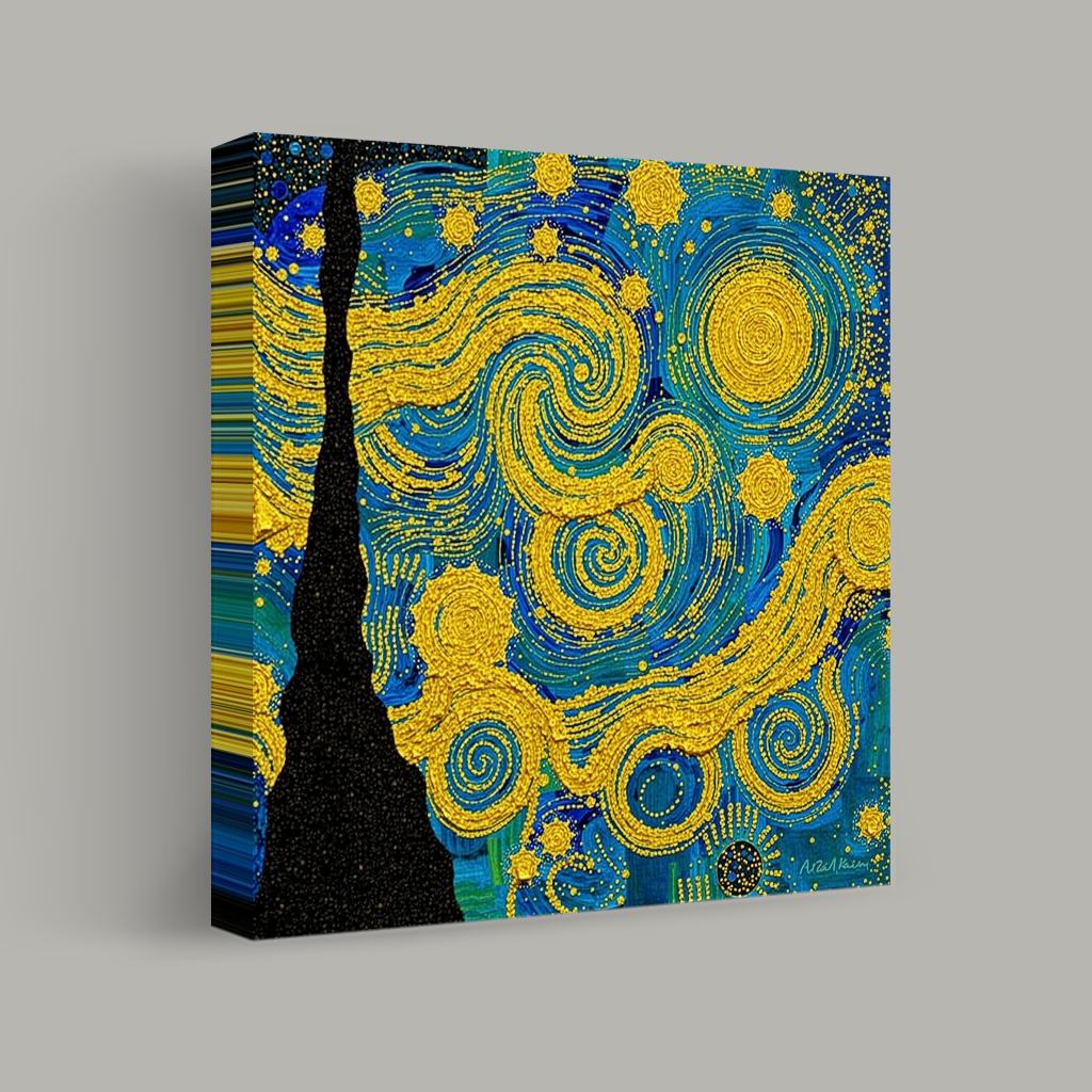 Night's Golden Whirl view 1