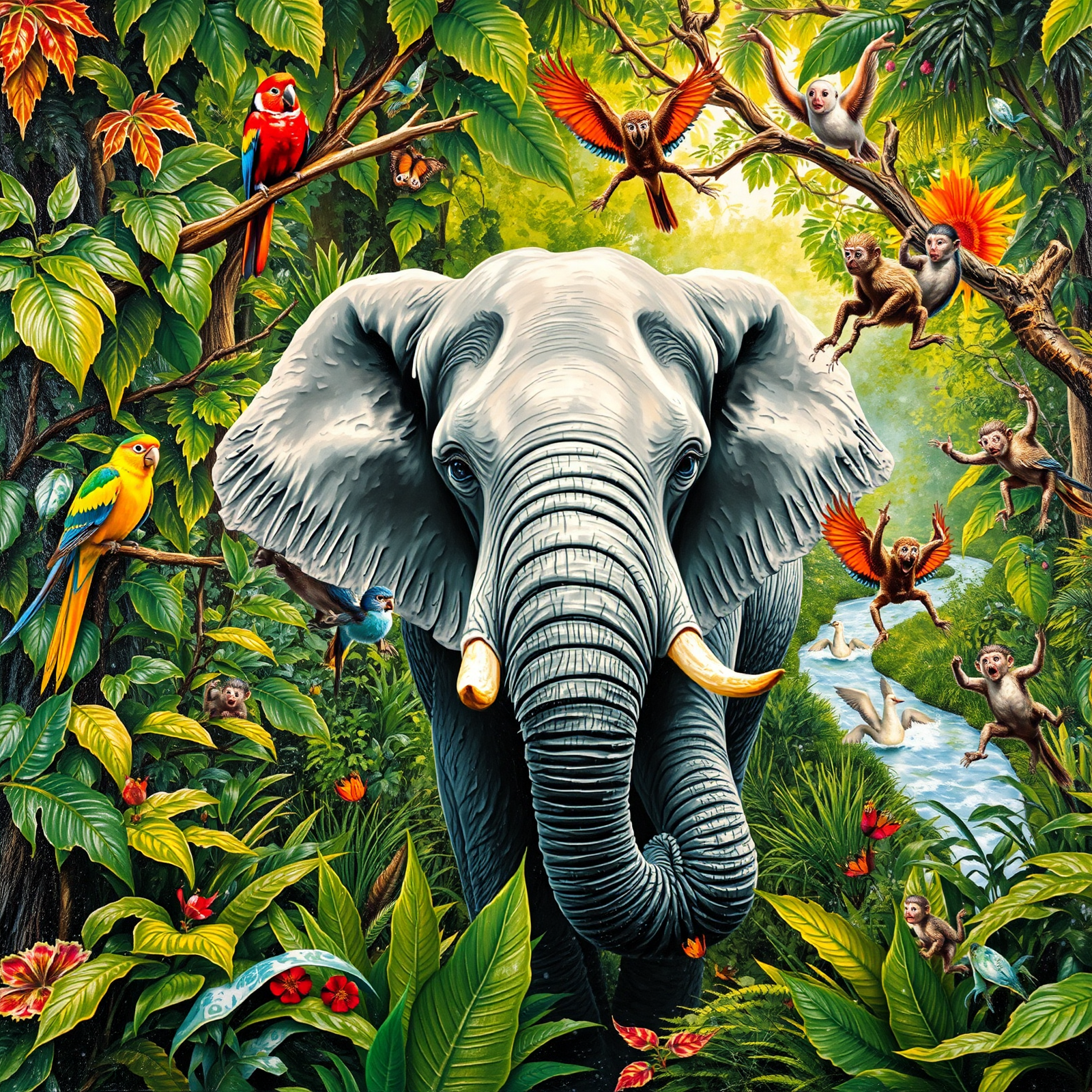 Confluence in Verdant Hues view 2