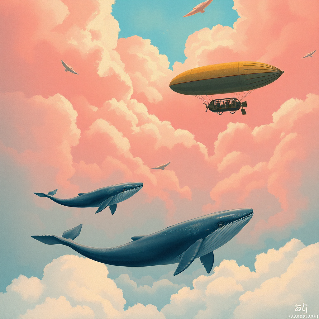 Whales Above the Clouds view 2