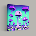 Enchanted Forest of Luminescent Mushrooms thumbnail 1