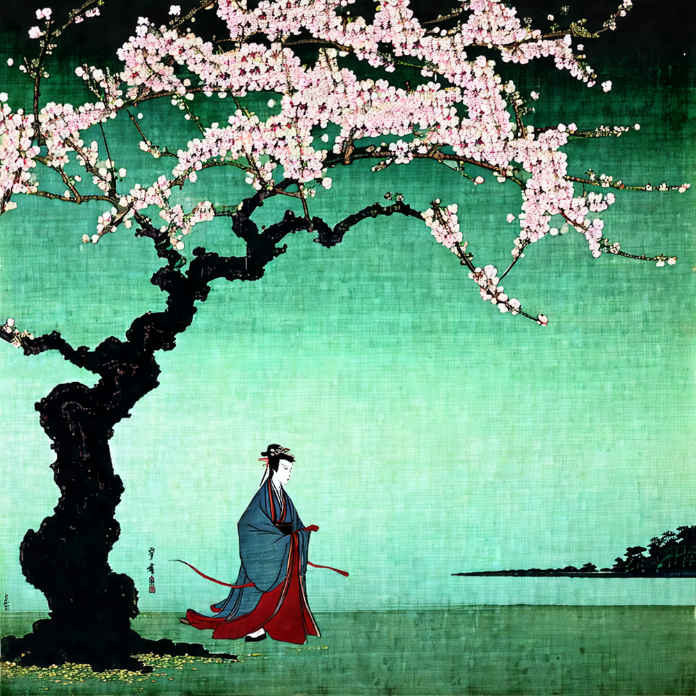 Serenity Beneath Cherry Blossoms view 2