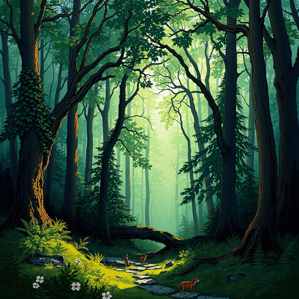 Whispers of the Enchanted Forest