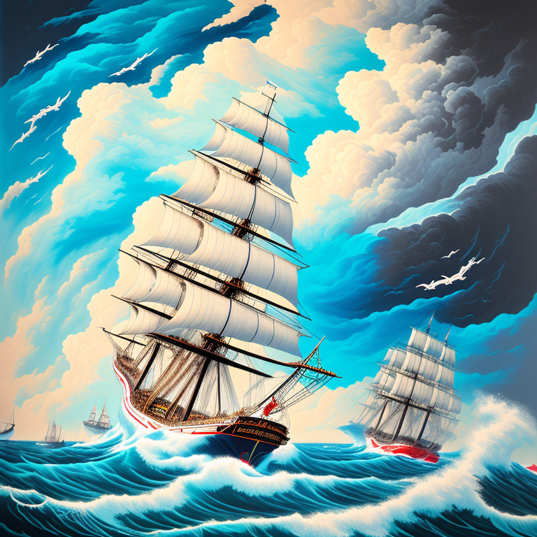 Voyage Through Turbulent Skies view 2