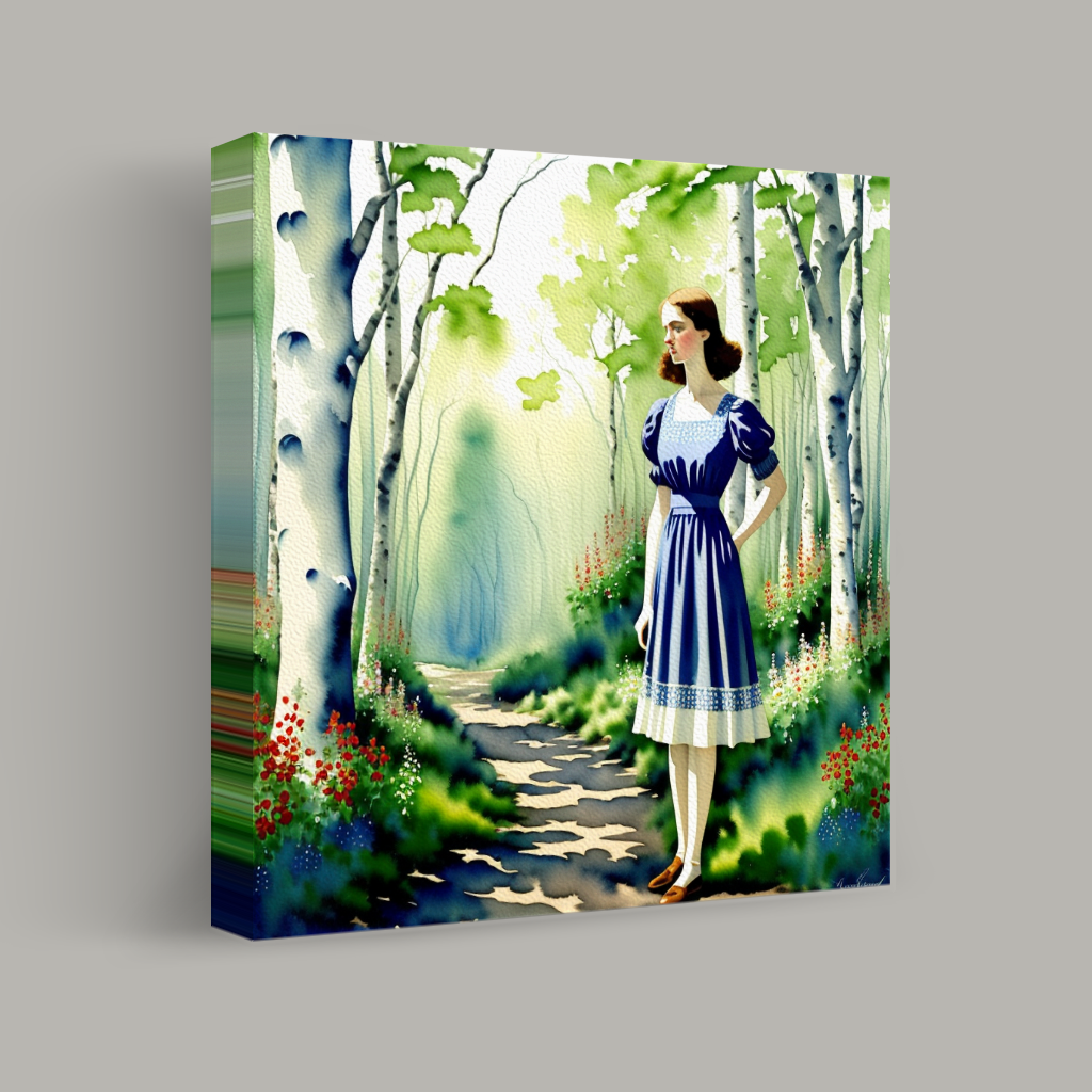 Wandering Among Birch and Bloom view 1