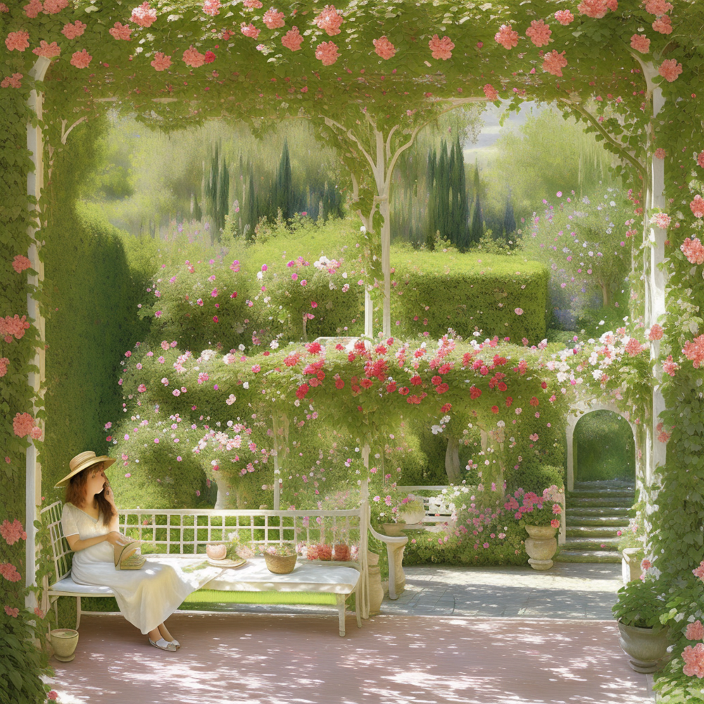 Afternoon in a Secret Garden view 2