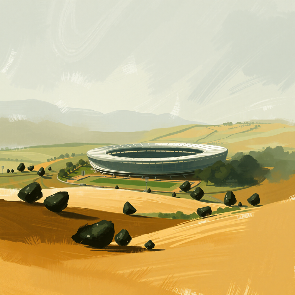 Stadium Among the Hills view 2