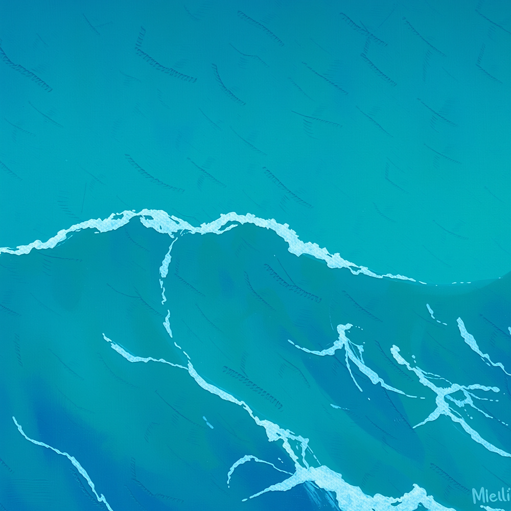Cresting Waves of Endless Blue view 2