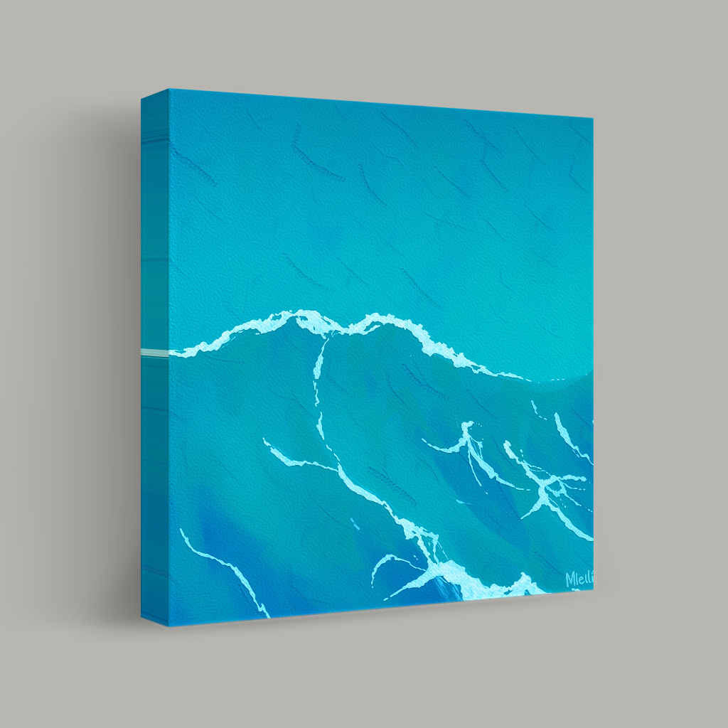 Cresting Waves of Endless Blue view 1