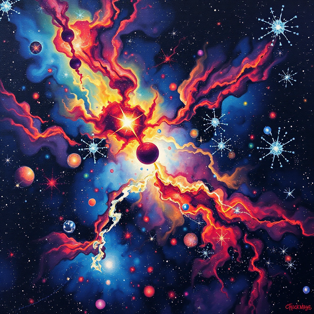 Cosmic Symphony of Colors view 2