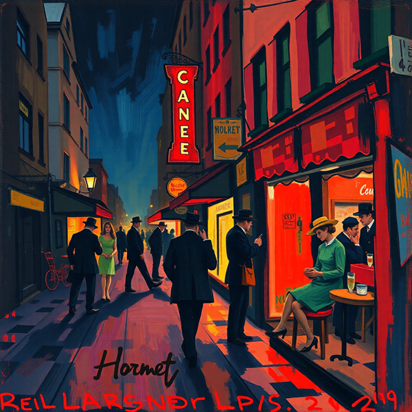 Night Stroll on Lantern Lane