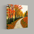 Pathway Through Autumn Splendor thumbnail 1